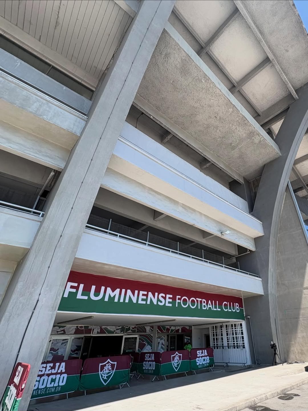 Fachada da sede do Fluminense Football Club