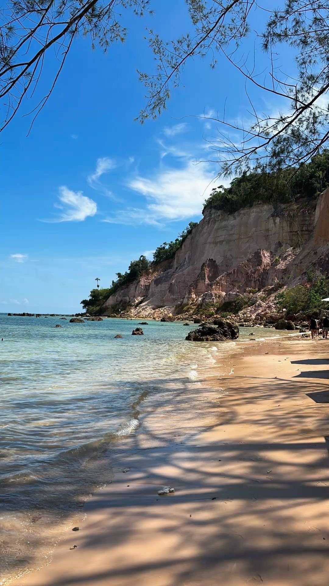 Praia do Morro de São Paulo durante o Carnaval